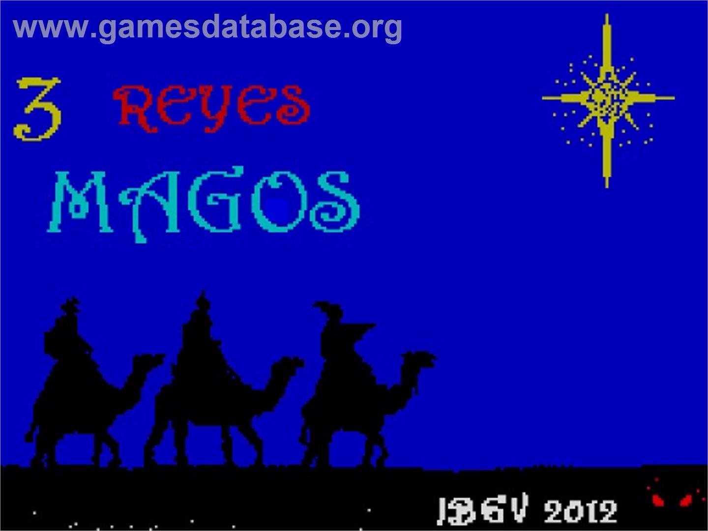 3 Reyes Magos - Sinclair ZX Spectrum - Artwork - Title Screen