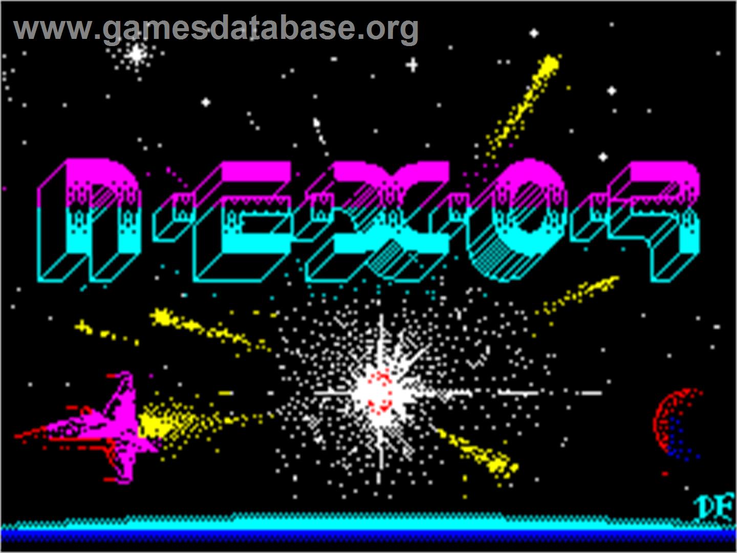 A.L.C.O.N. - Sinclair ZX Spectrum - Artwork - Title Screen