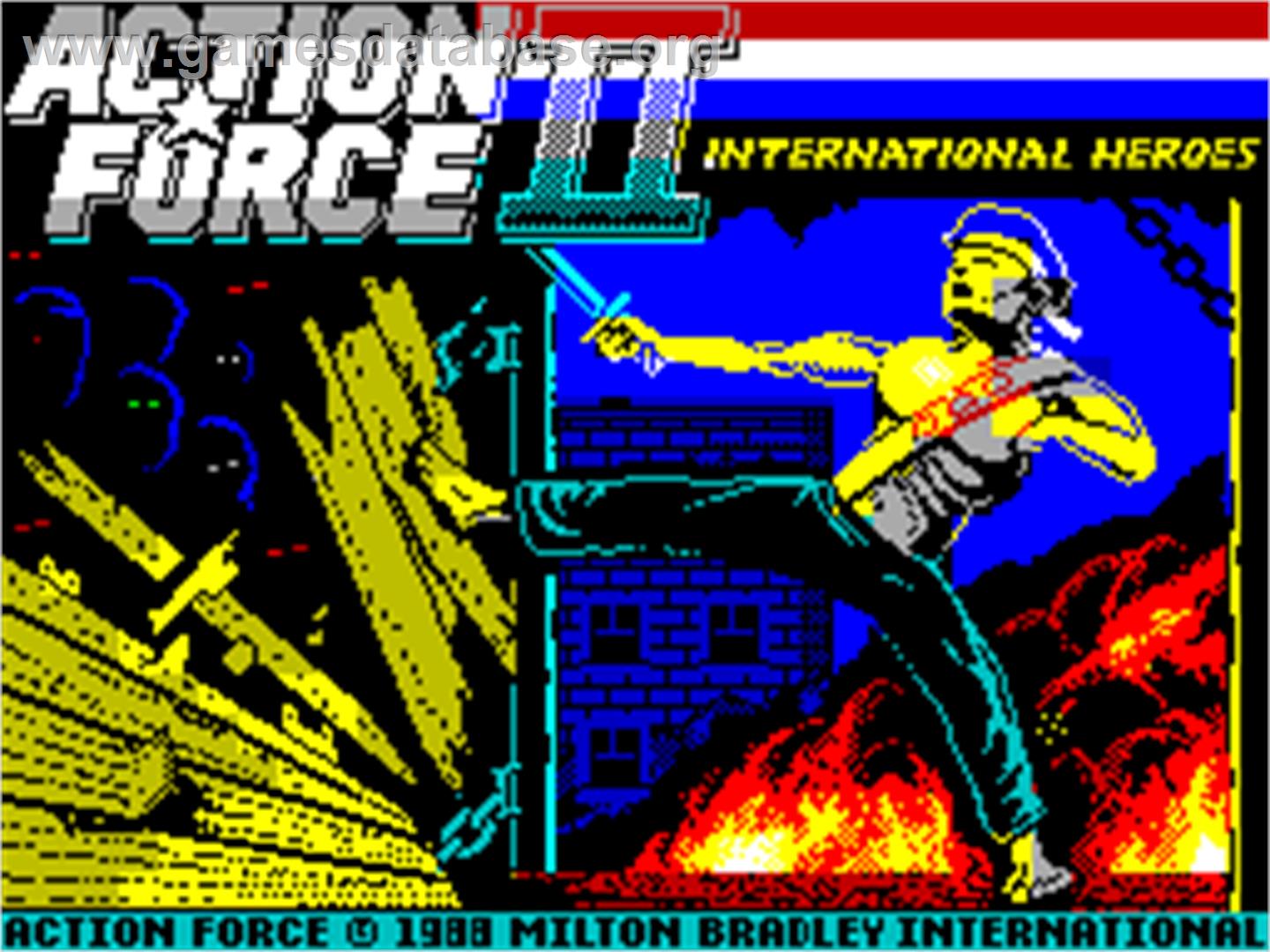 Action Force 2 - Sinclair ZX Spectrum - Artwork - Title Screen
