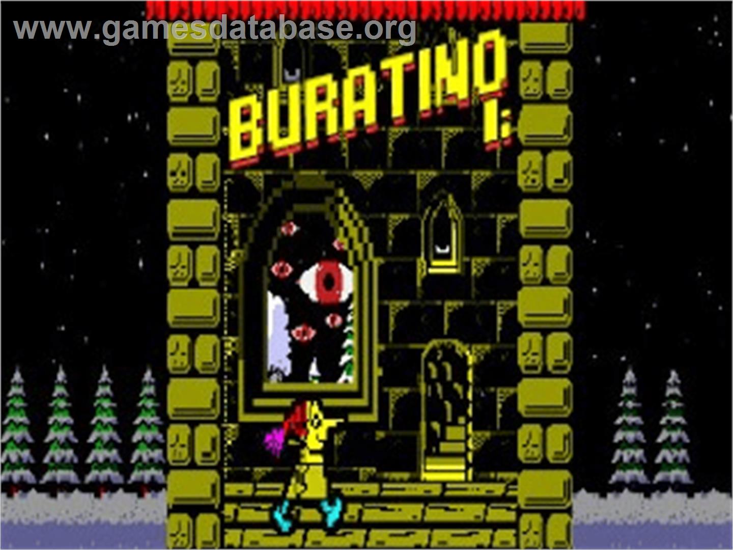 Adventures Of Buratino - Sinclair ZX Spectrum - Artwork - Title Screen