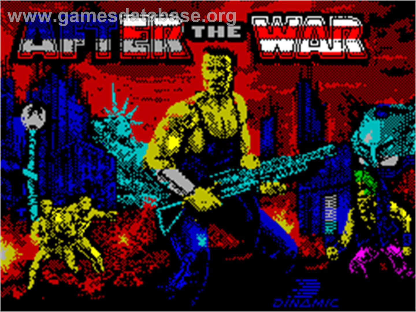 After the War - Sinclair ZX Spectrum - Artwork - Title Screen