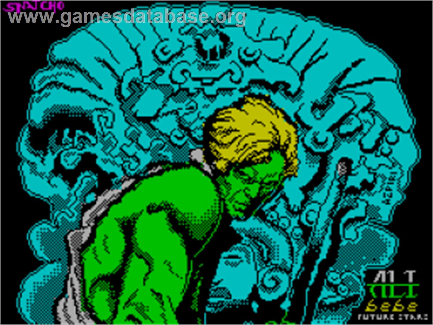Ali-bebe - Sinclair ZX Spectrum - Artwork - Title Screen
