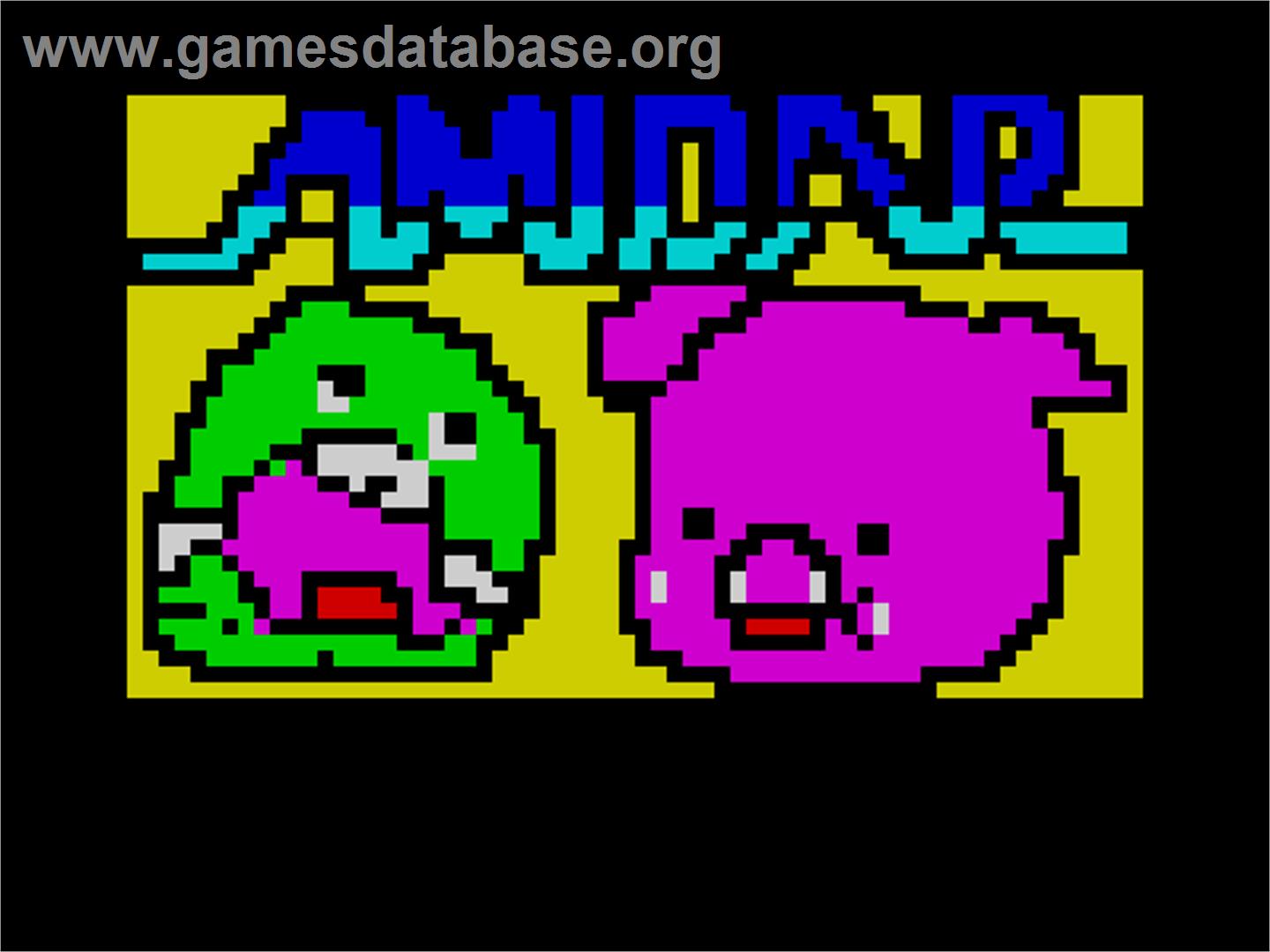 Amidar - Sinclair ZX Spectrum - Artwork - Title Screen