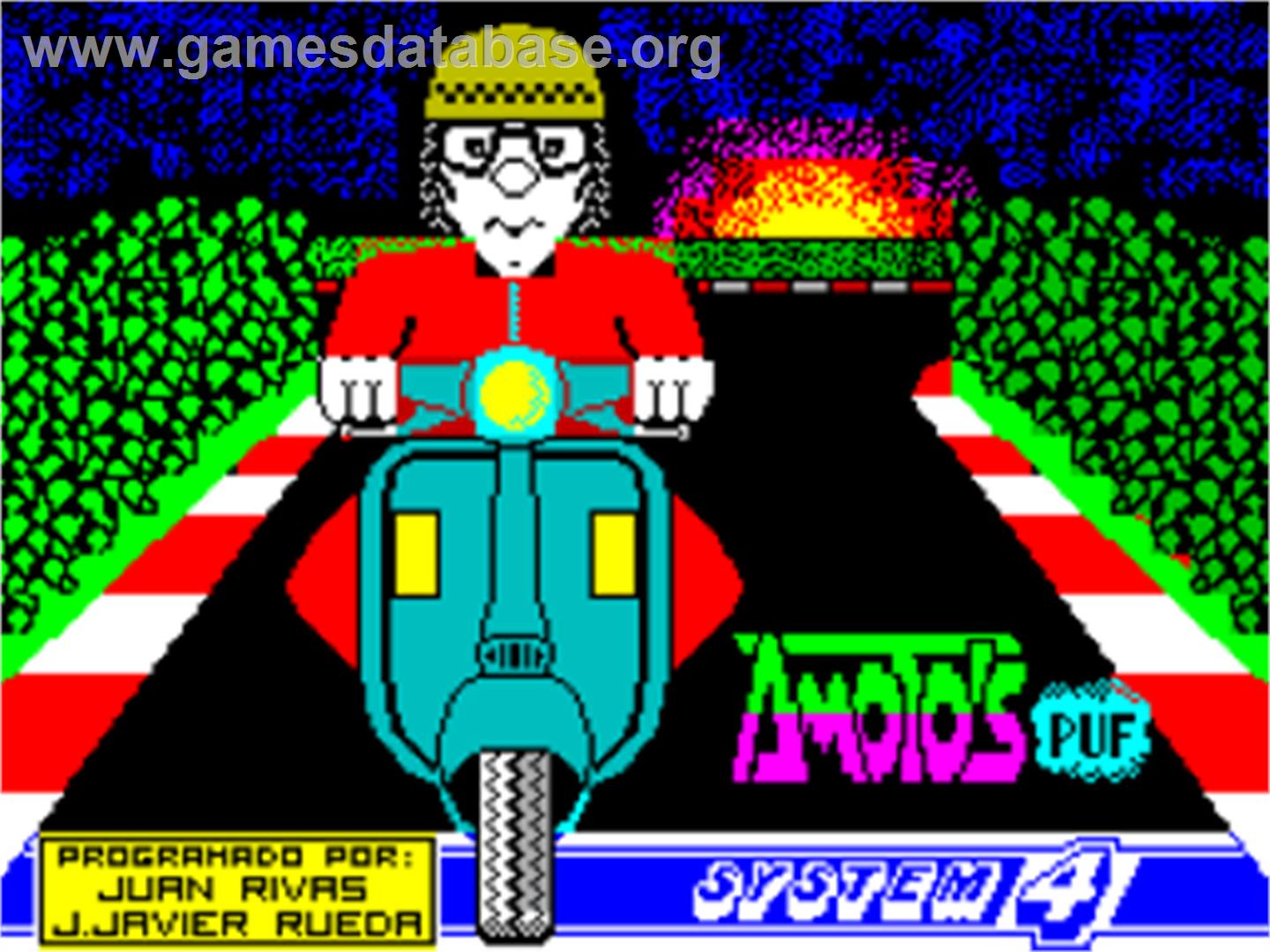 Amoto's Puf - Sinclair ZX Spectrum - Artwork - Title Screen
