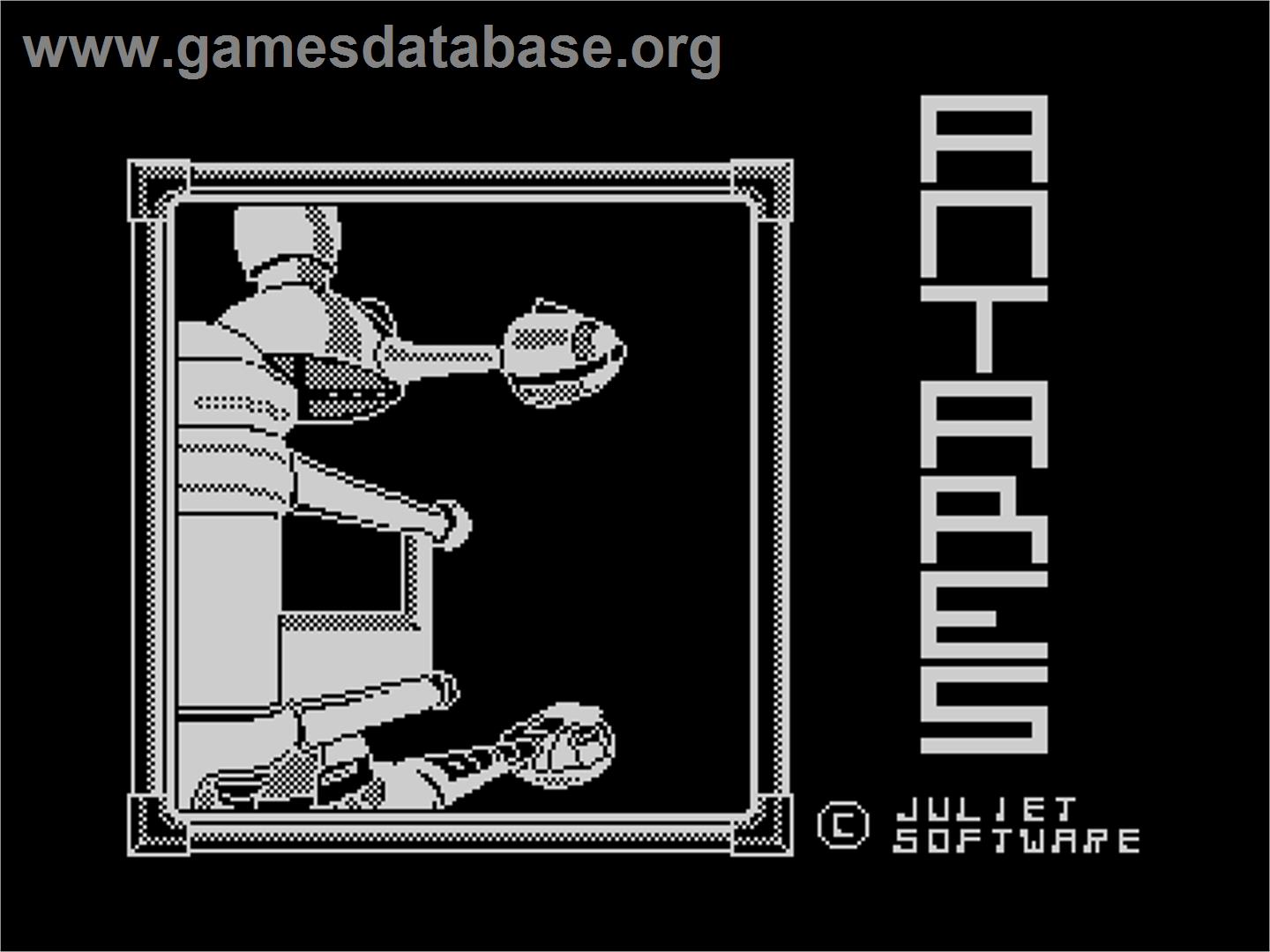 Antares (MicroHobby) - Sinclair ZX Spectrum - Artwork - Title Screen