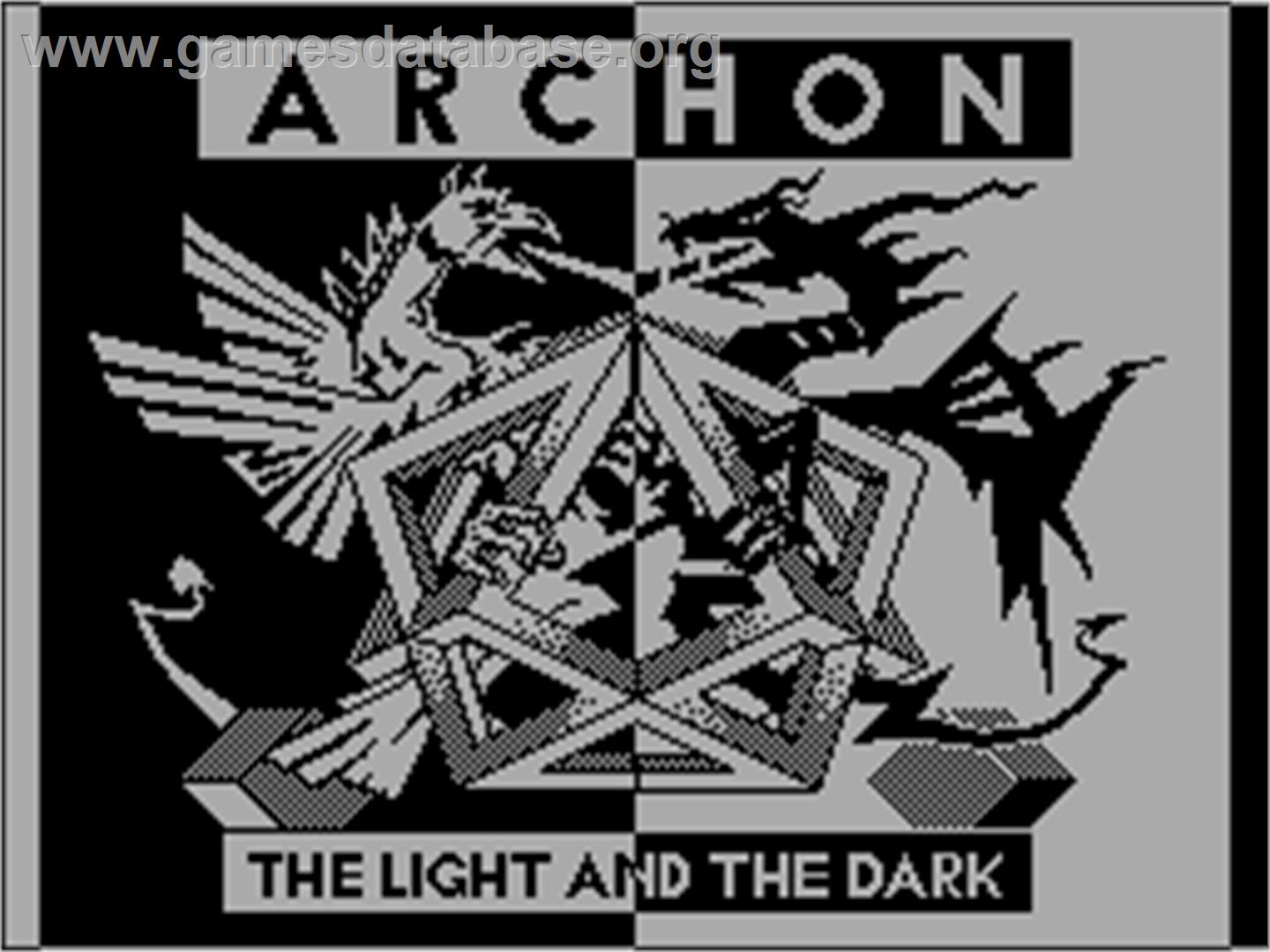 Archon: The Light and the Dark - Sinclair ZX Spectrum - Artwork - Title Screen