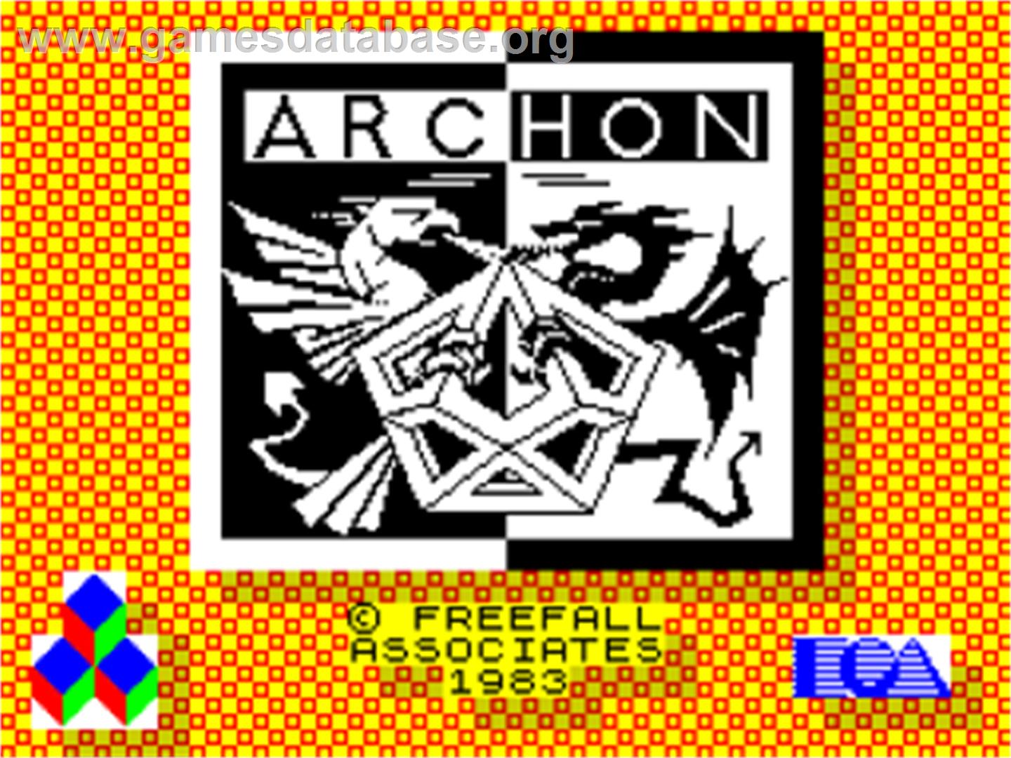 Archon - The Light And The Dark - Sinclair ZX Spectrum - Artwork - Title Screen