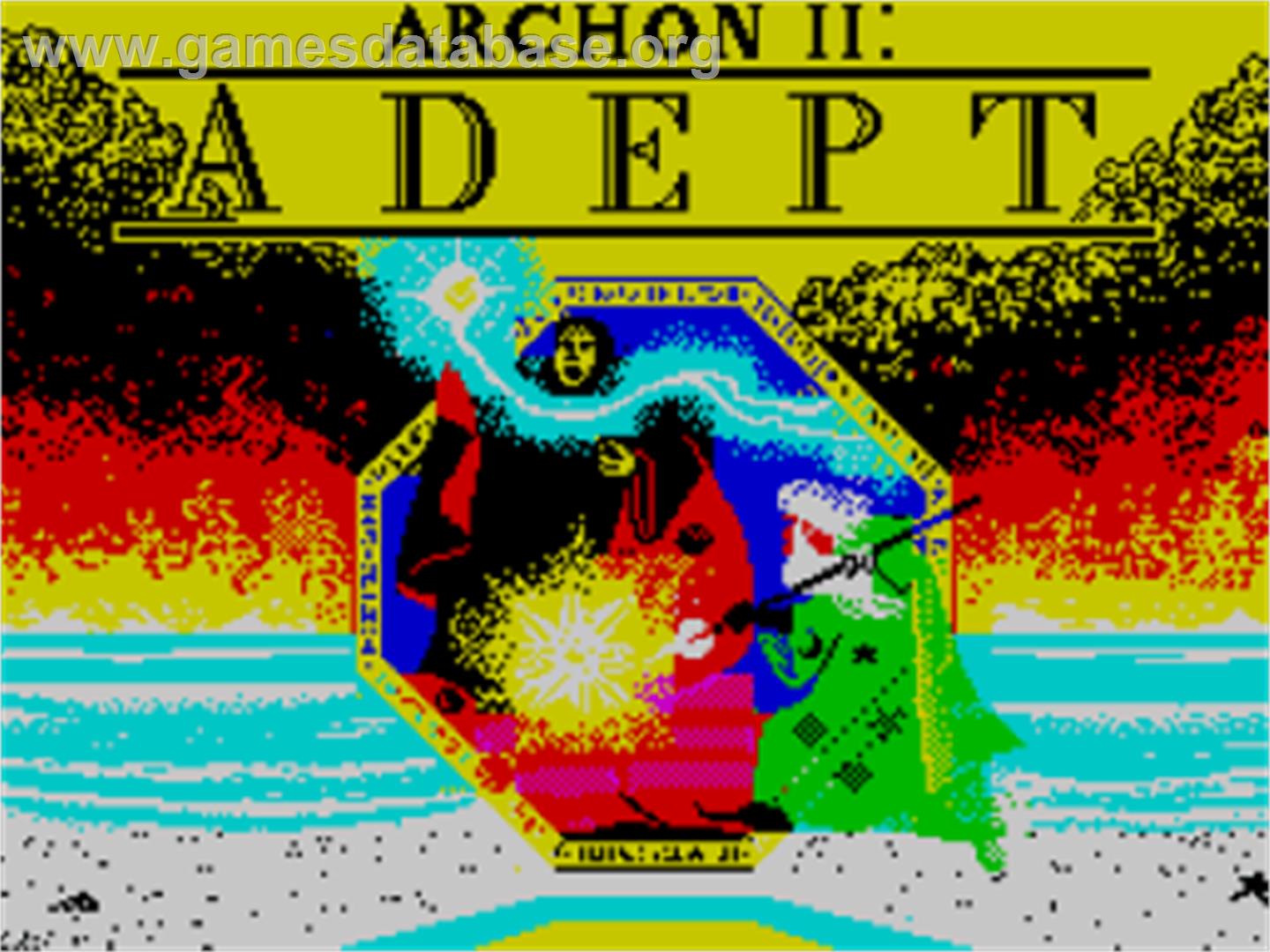 Archon 2 - Adept - Sinclair ZX Spectrum - Artwork - Title Screen