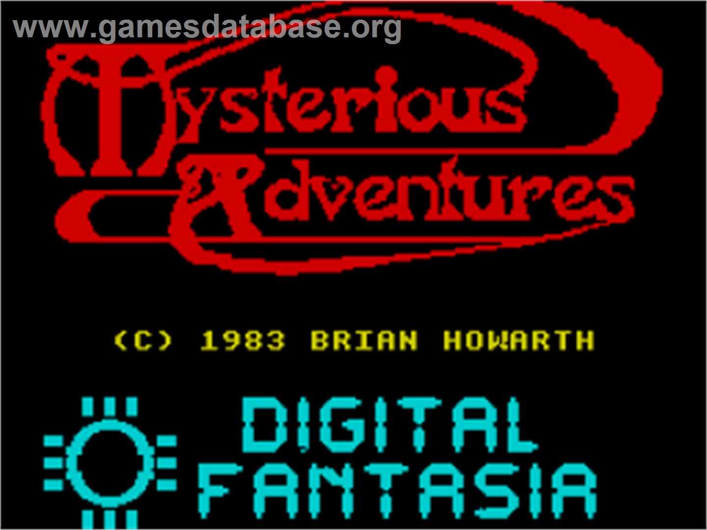Arrow of Death - Part II - Sinclair ZX Spectrum - Artwork - Title Screen