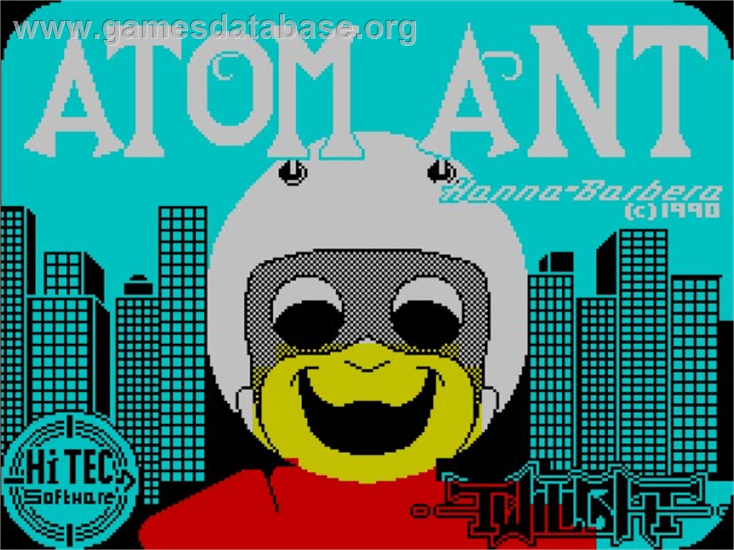 Atom Ant - Sinclair ZX Spectrum - Artwork - Title Screen
