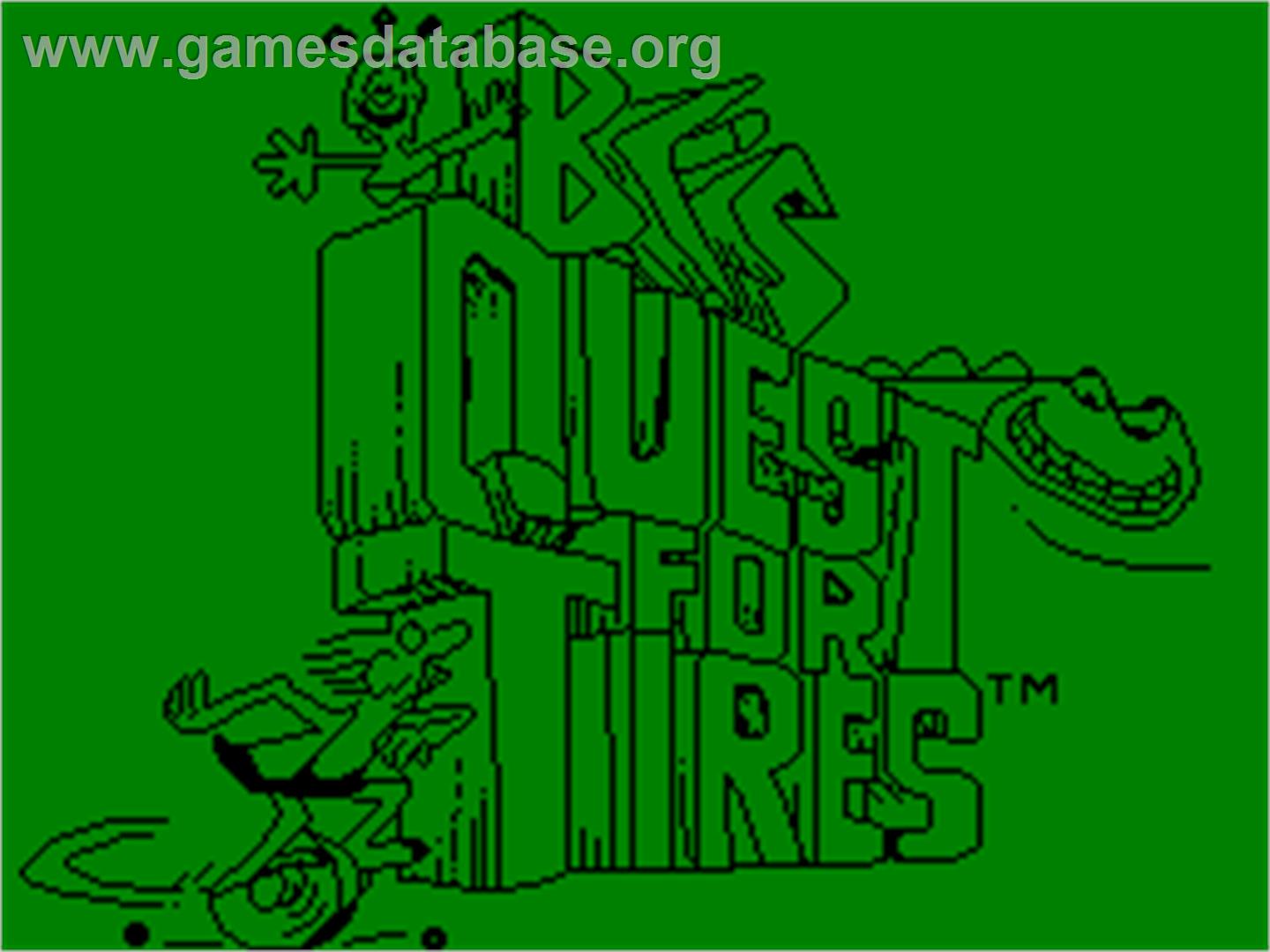 BC's Quest for Tires - Sinclair ZX Spectrum - Artwork - Title Screen