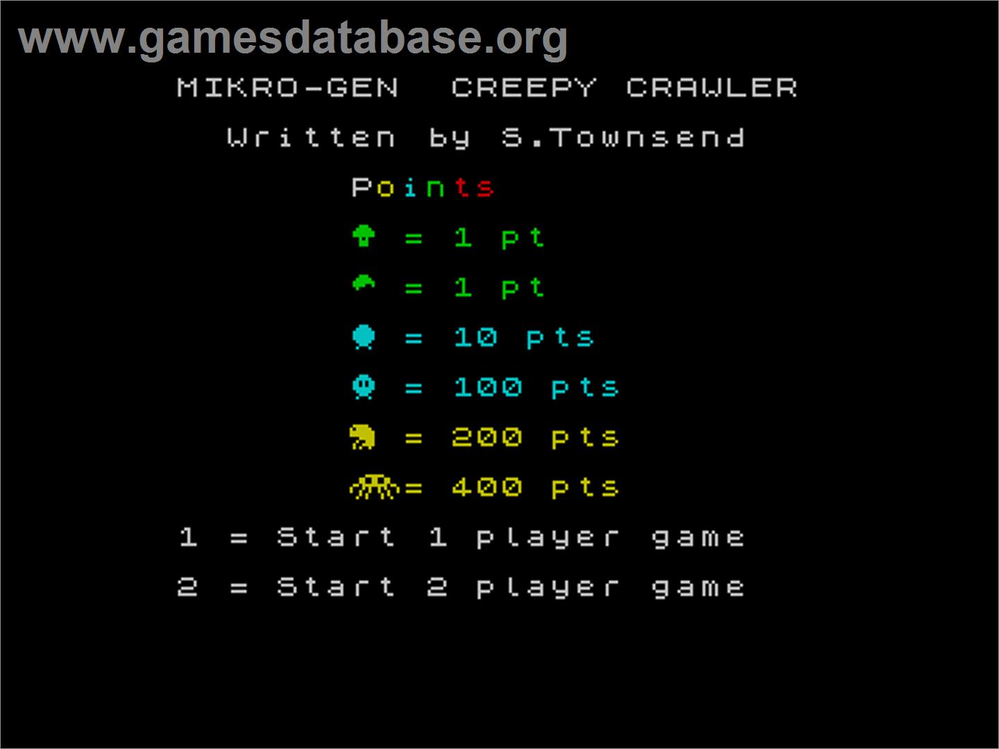Bad Street Brawler - Sinclair ZX Spectrum - Artwork - Title Screen