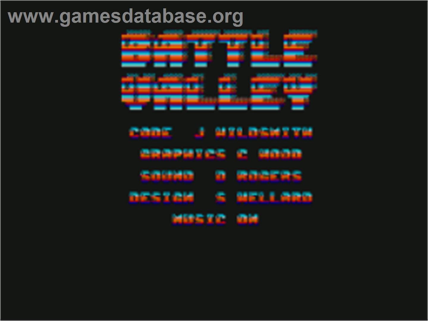 Battle Valley - Sinclair ZX Spectrum - Artwork - Title Screen