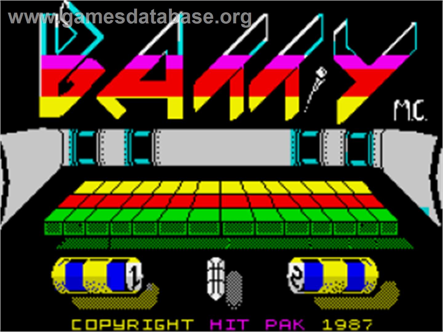 Batty - Sinclair ZX Spectrum - Artwork - Title Screen