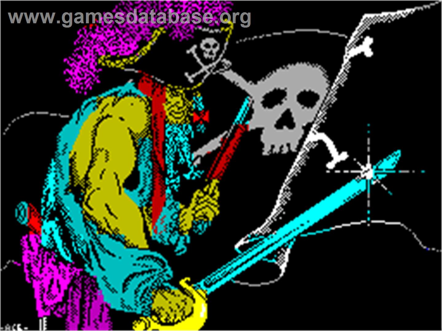 Black Beard - Sinclair ZX Spectrum - Artwork - Title Screen