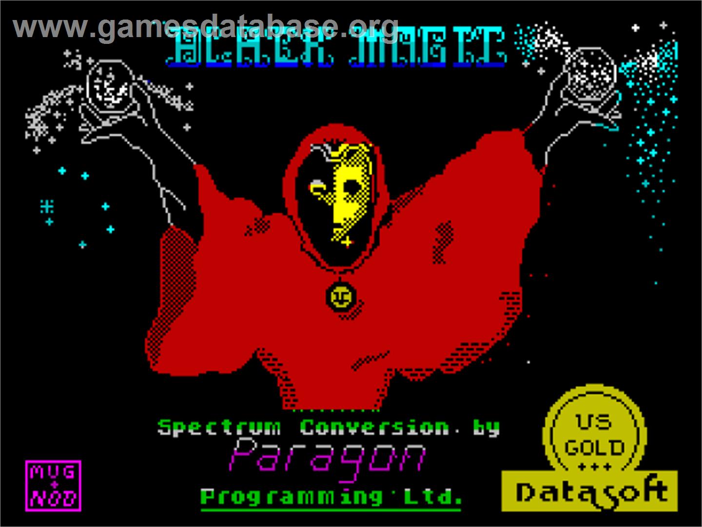 Black Magic - Sinclair ZX Spectrum - Artwork - Title Screen