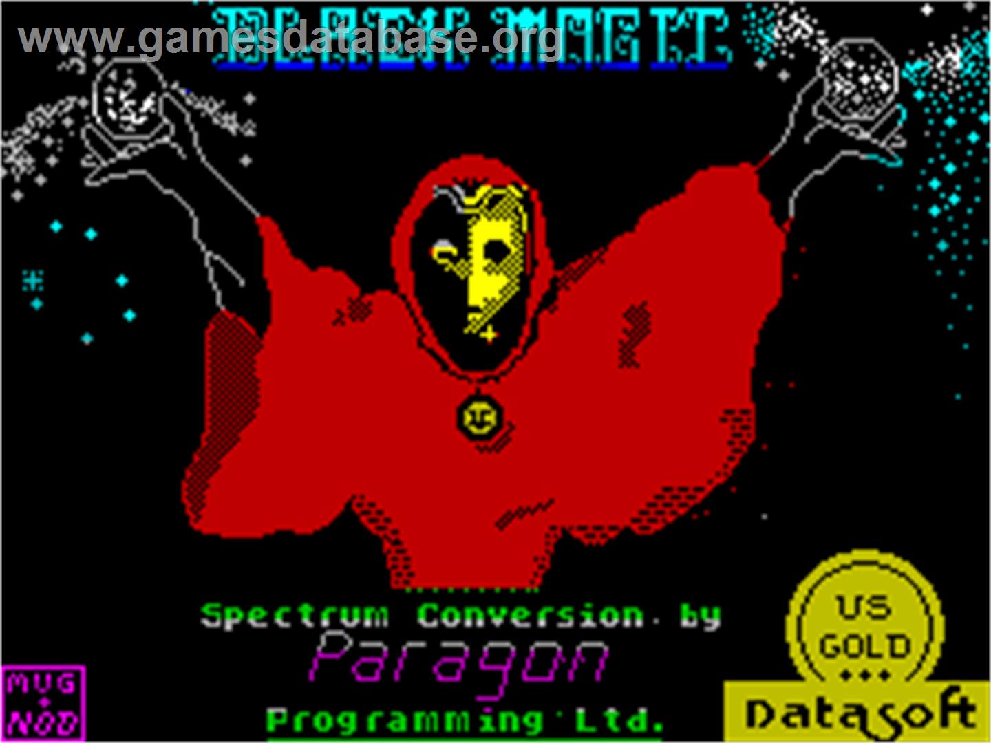 Blind Panic - Sinclair ZX Spectrum - Artwork - Title Screen