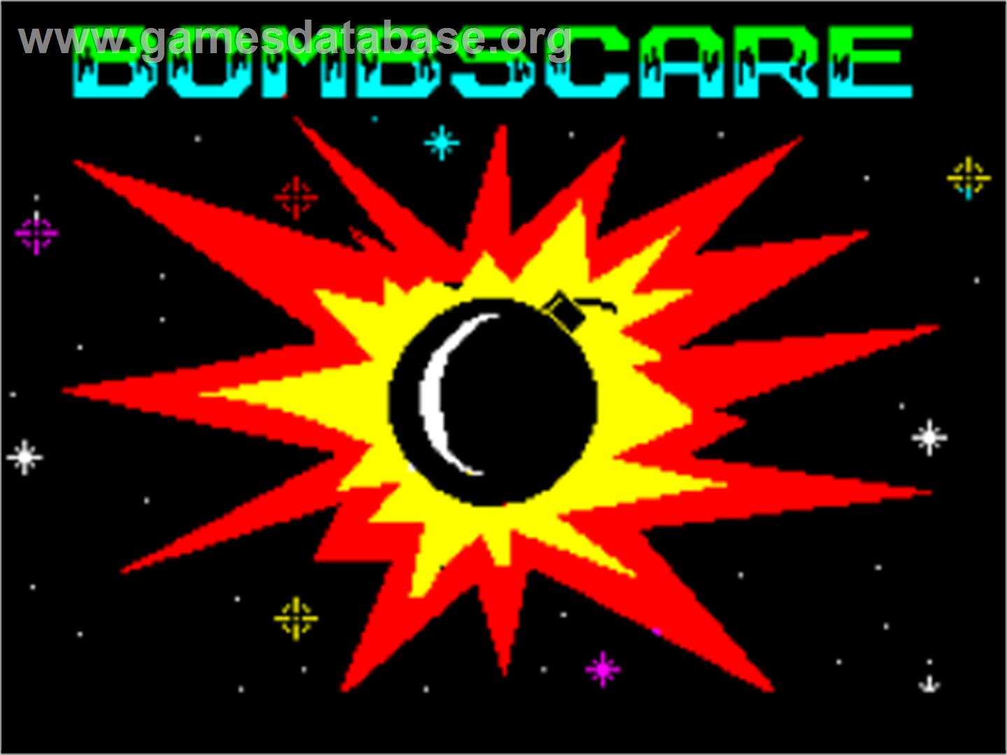 Bomb Scare - Sinclair ZX Spectrum - Artwork - Title Screen