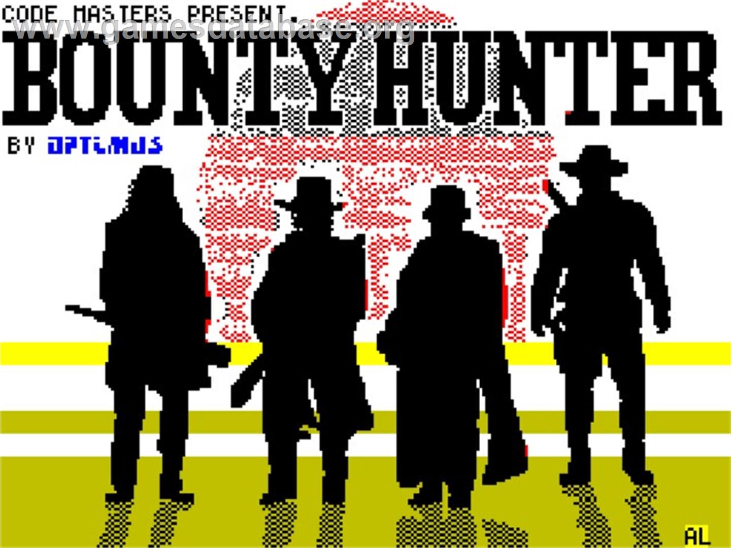 Bounty Hunter (River Software) - Sinclair ZX Spectrum - Artwork - Title Screen