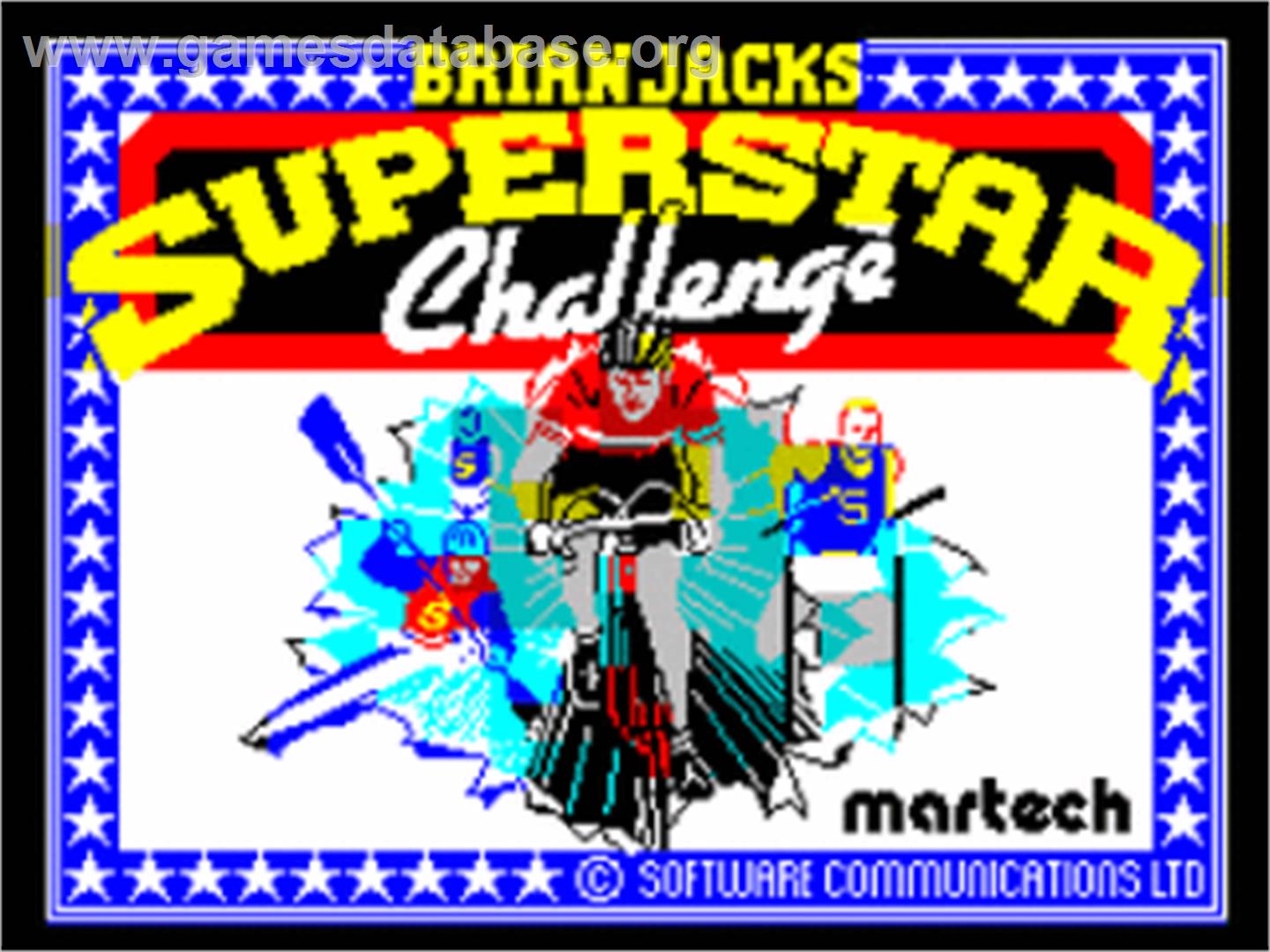 Brian Jacks Superstar Challenge - Sinclair ZX Spectrum - Artwork - Title Screen