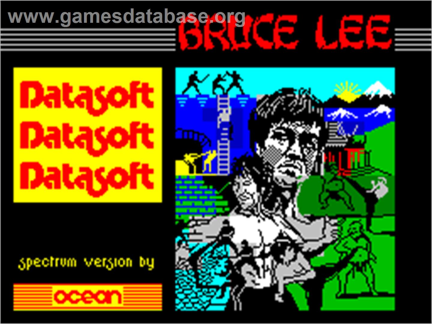 Bruce Lee - Sinclair ZX Spectrum - Artwork - Title Screen