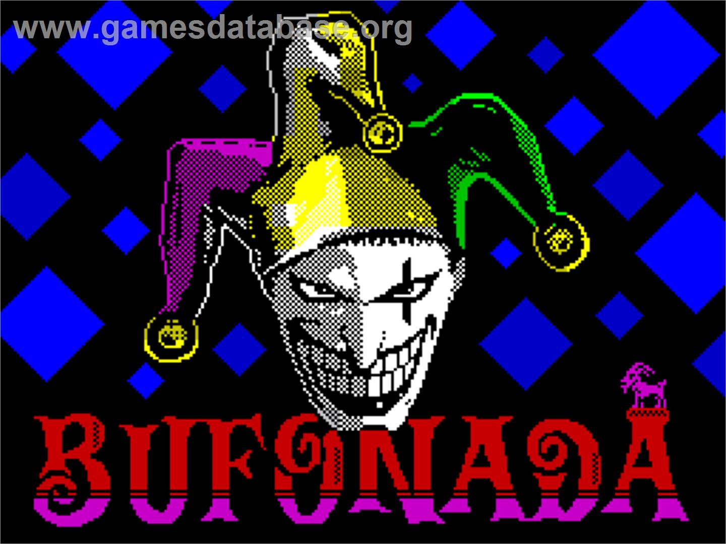 Bufonada - Sinclair ZX Spectrum - Artwork - Title Screen