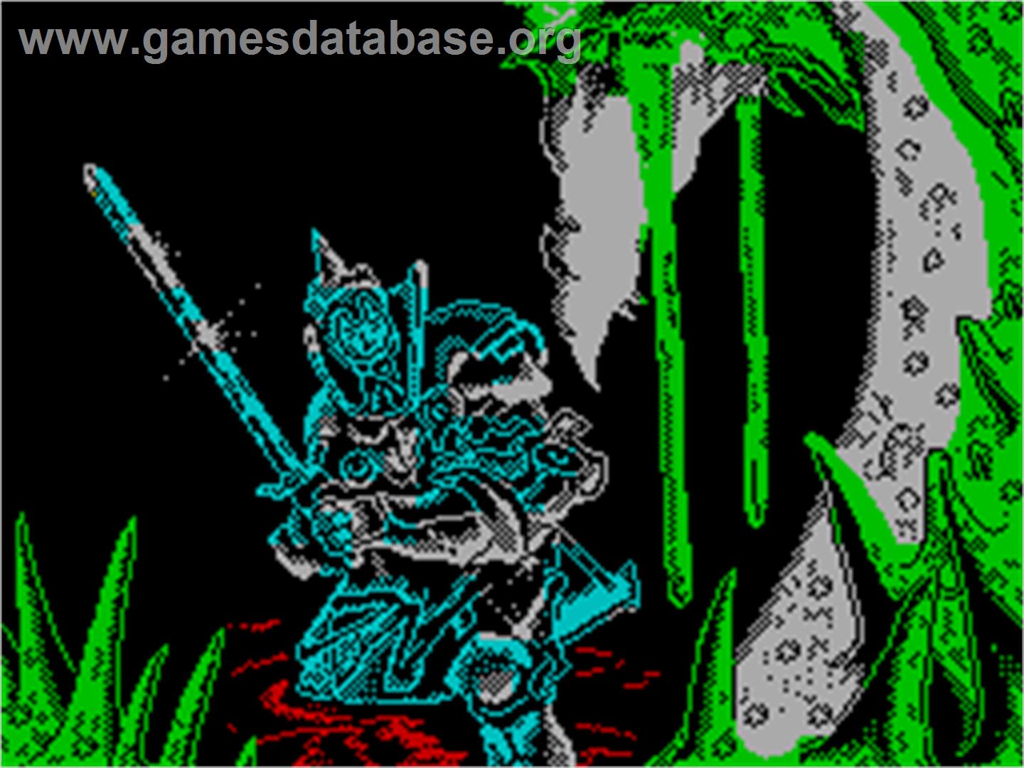Camelot Warriors - Sinclair ZX Spectrum - Artwork - Title Screen