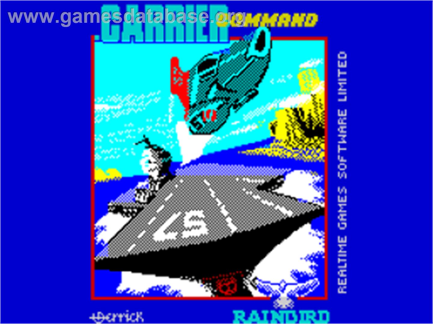 Carrier Command - Sinclair ZX Spectrum - Artwork - Title Screen