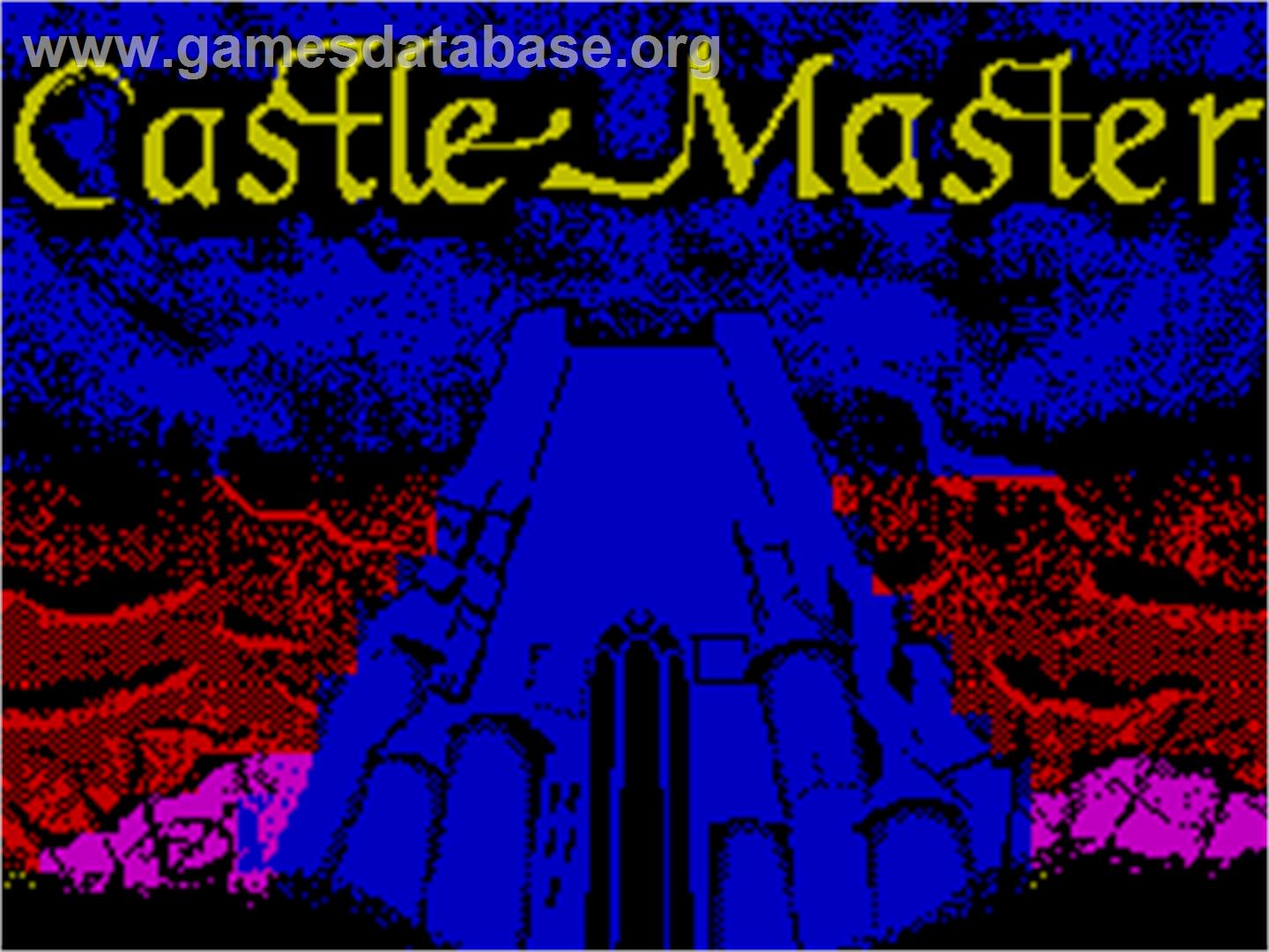 Castle Master - Sinclair ZX Spectrum - Artwork - Title Screen