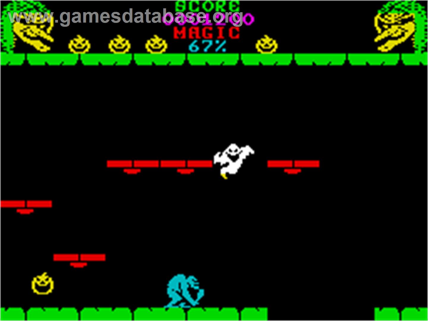 Cauldron II: The Pumpkin Strikes Back - Sinclair ZX Spectrum - Artwork - Title Screen