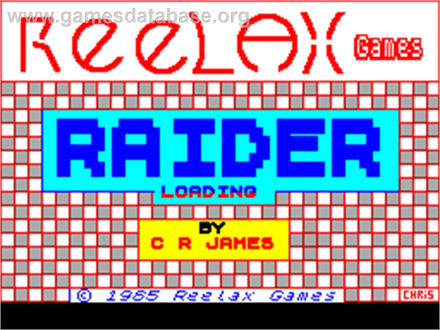 Cavern Fighter - Sinclair ZX Spectrum - Artwork - Title Screen