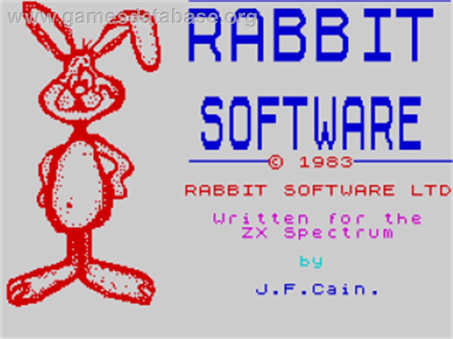 Centropods - Sinclair ZX Spectrum - Artwork - Title Screen