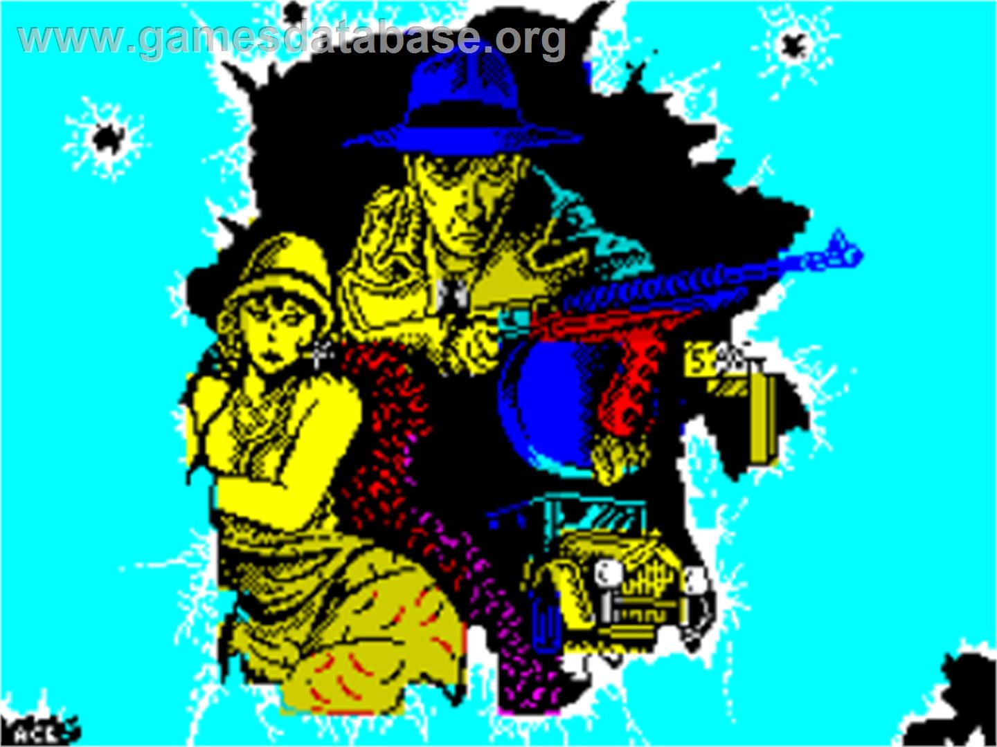 Chicago 30's - Sinclair ZX Spectrum - Artwork - Title Screen