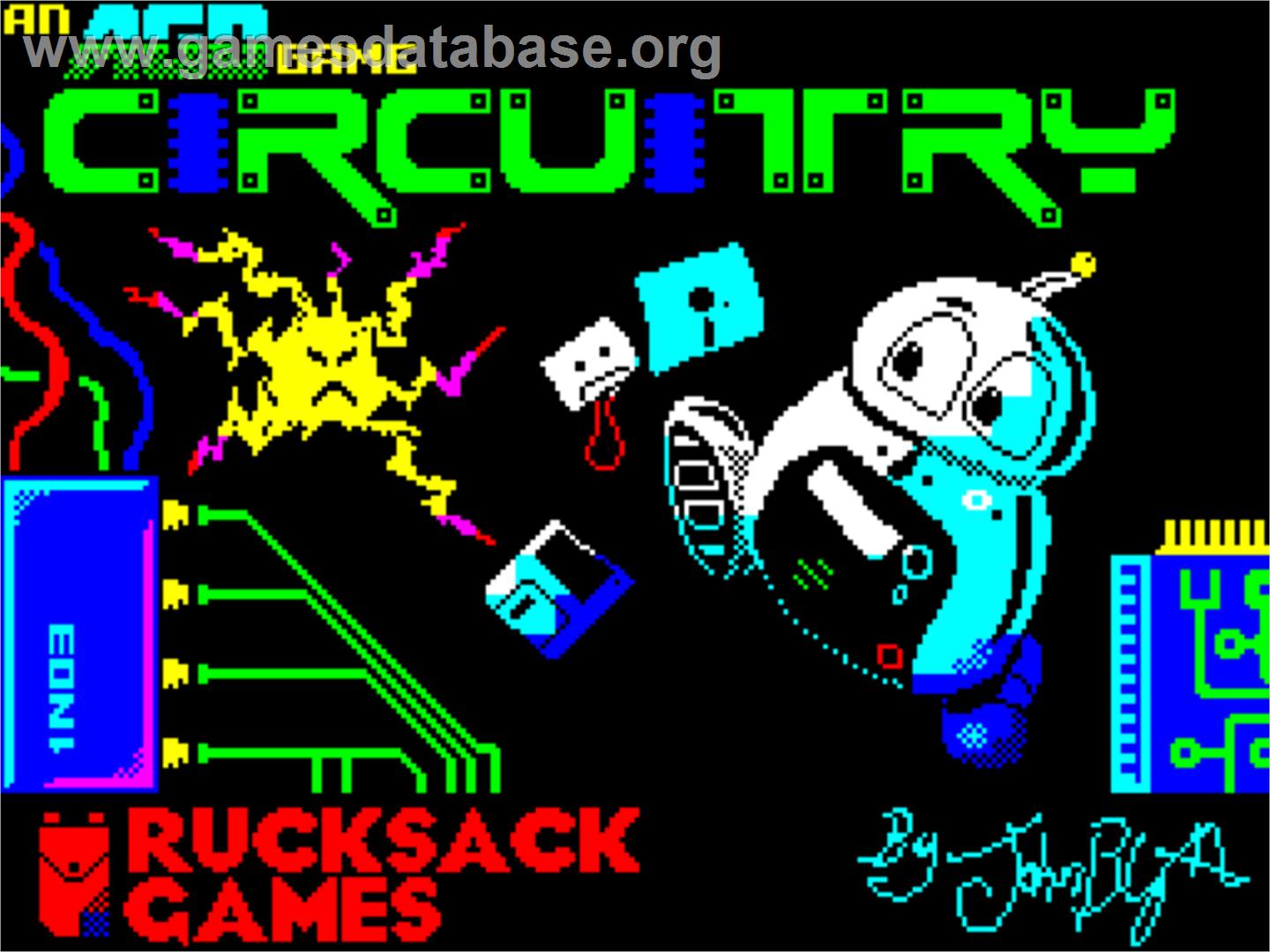 Circuitry - Sinclair ZX Spectrum - Artwork - Title Screen