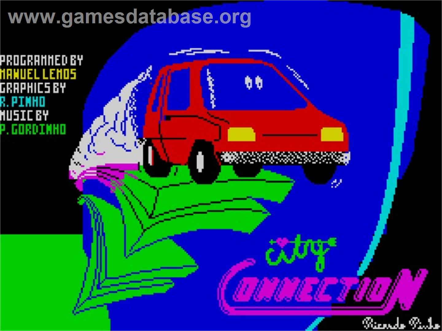 City Connection - Sinclair ZX Spectrum - Artwork - Title Screen