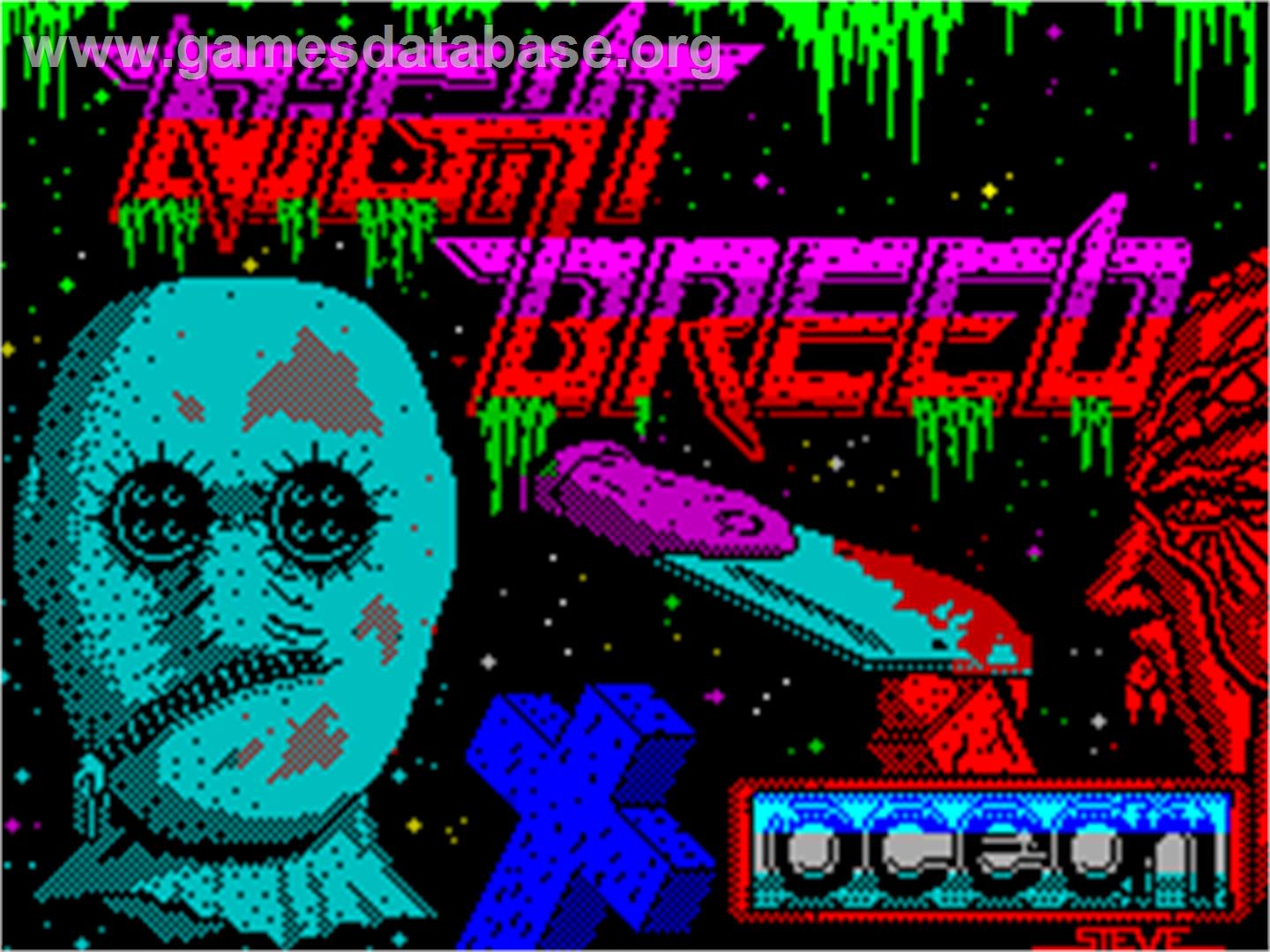 Clive Barker's Nightbreed:  The Action Game - Sinclair ZX Spectrum - Artwork - Title Screen