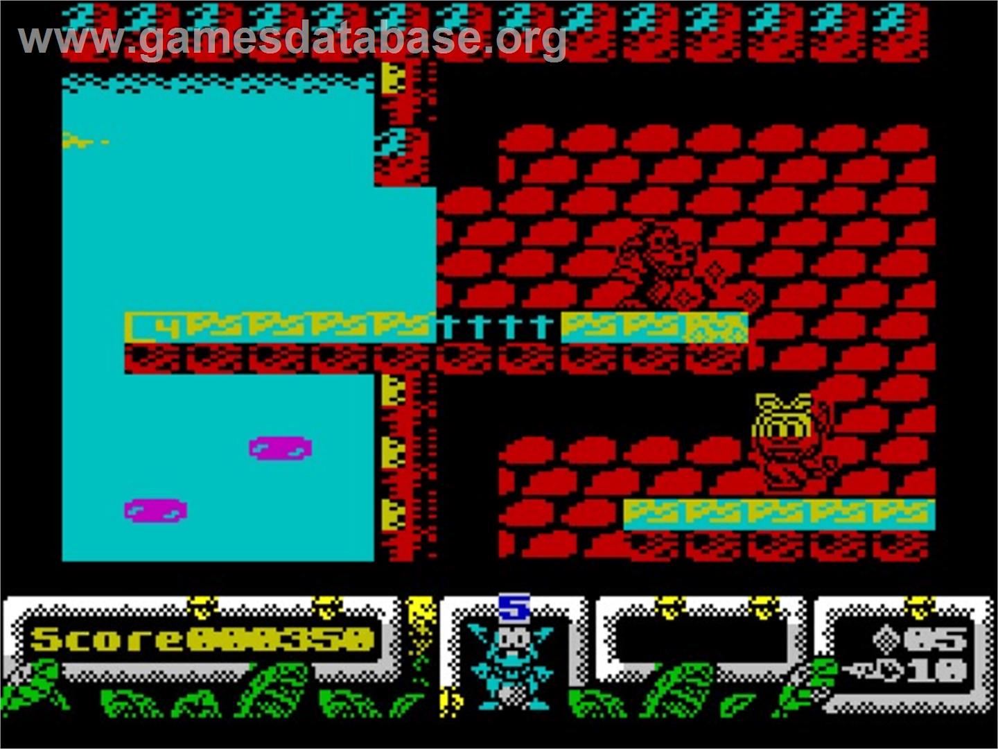 DJ Puff - Sinclair ZX Spectrum - Artwork - Title Screen