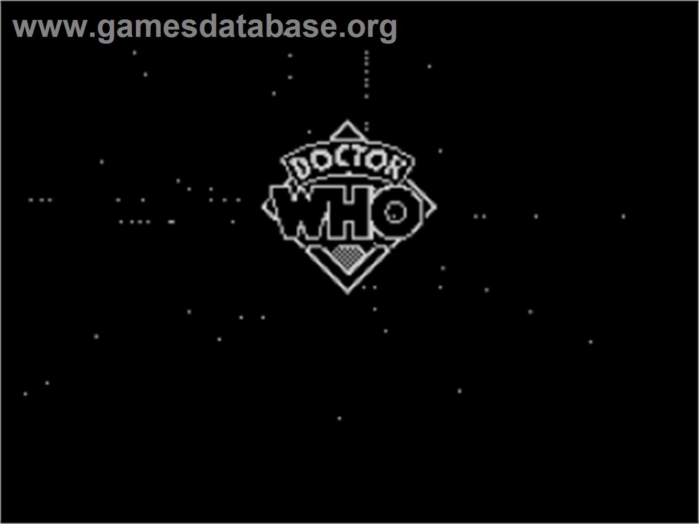 Dalek Attack - Sinclair ZX Spectrum - Artwork - Title Screen