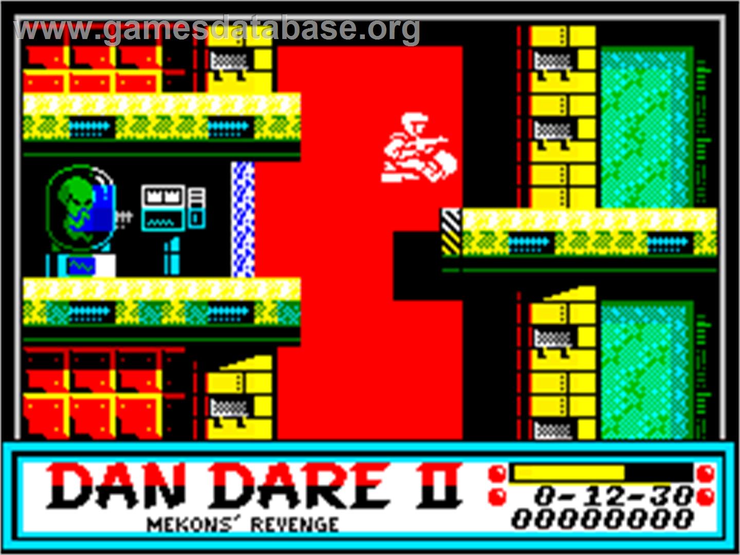 Dan Dare 2: Mekon's Revenge - Sinclair ZX Spectrum - Artwork - Title Screen
