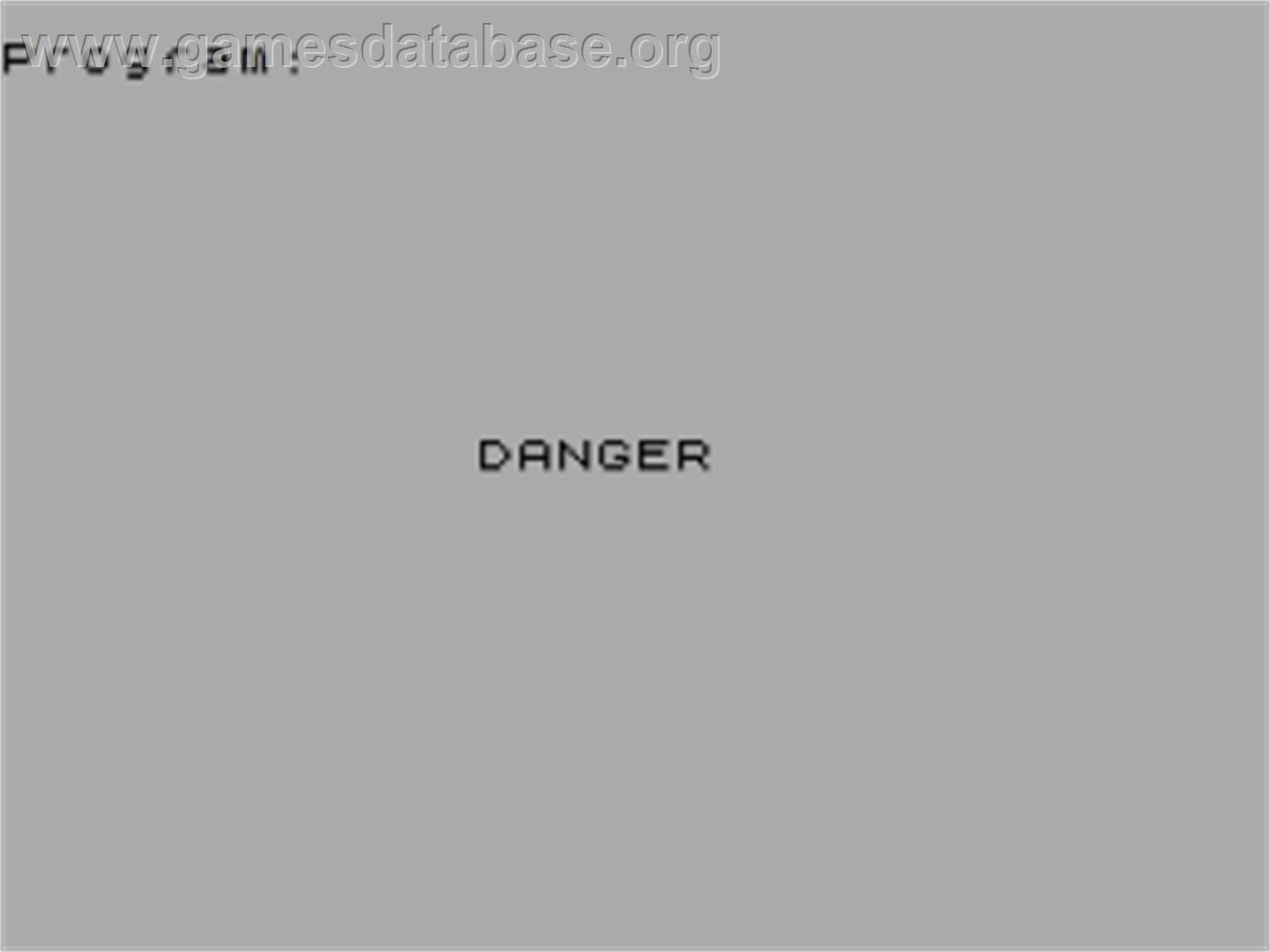 Danger - Sinclair ZX Spectrum - Artwork - Title Screen
