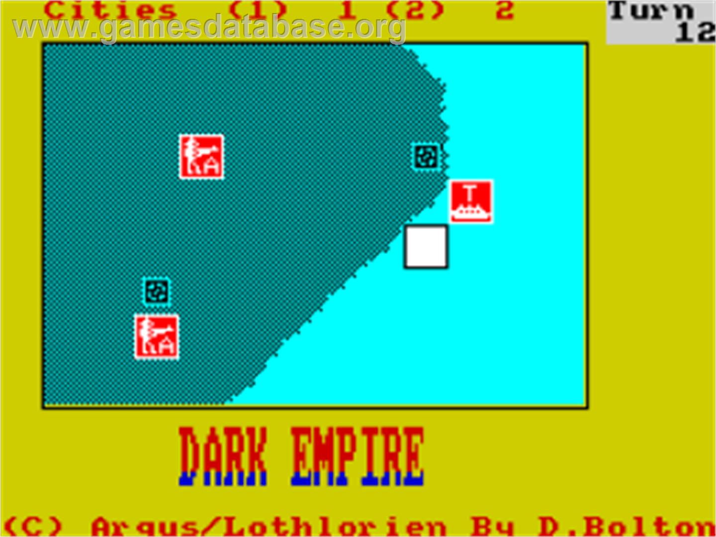 Dark Empire - Sinclair ZX Spectrum - Artwork - Title Screen