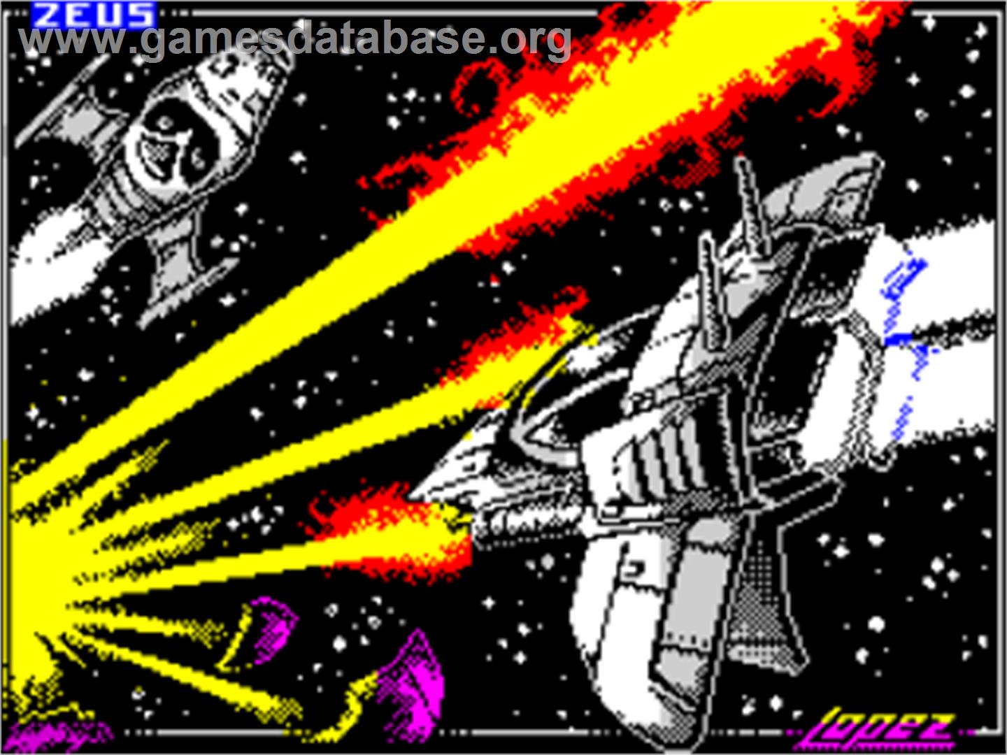 Delfox - Sinclair ZX Spectrum - Artwork - Title Screen