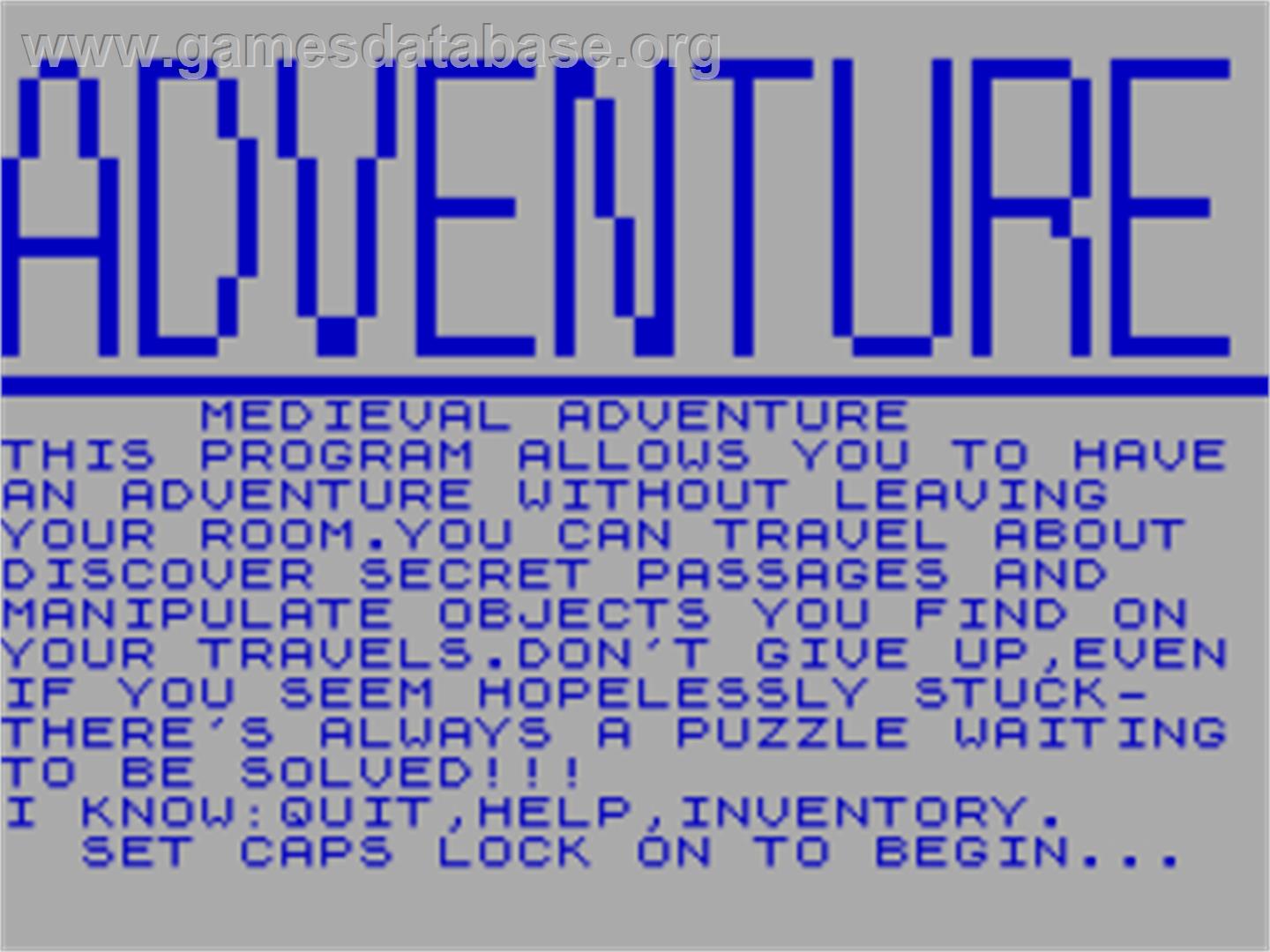 Demon Knight - Sinclair ZX Spectrum - Artwork - Title Screen