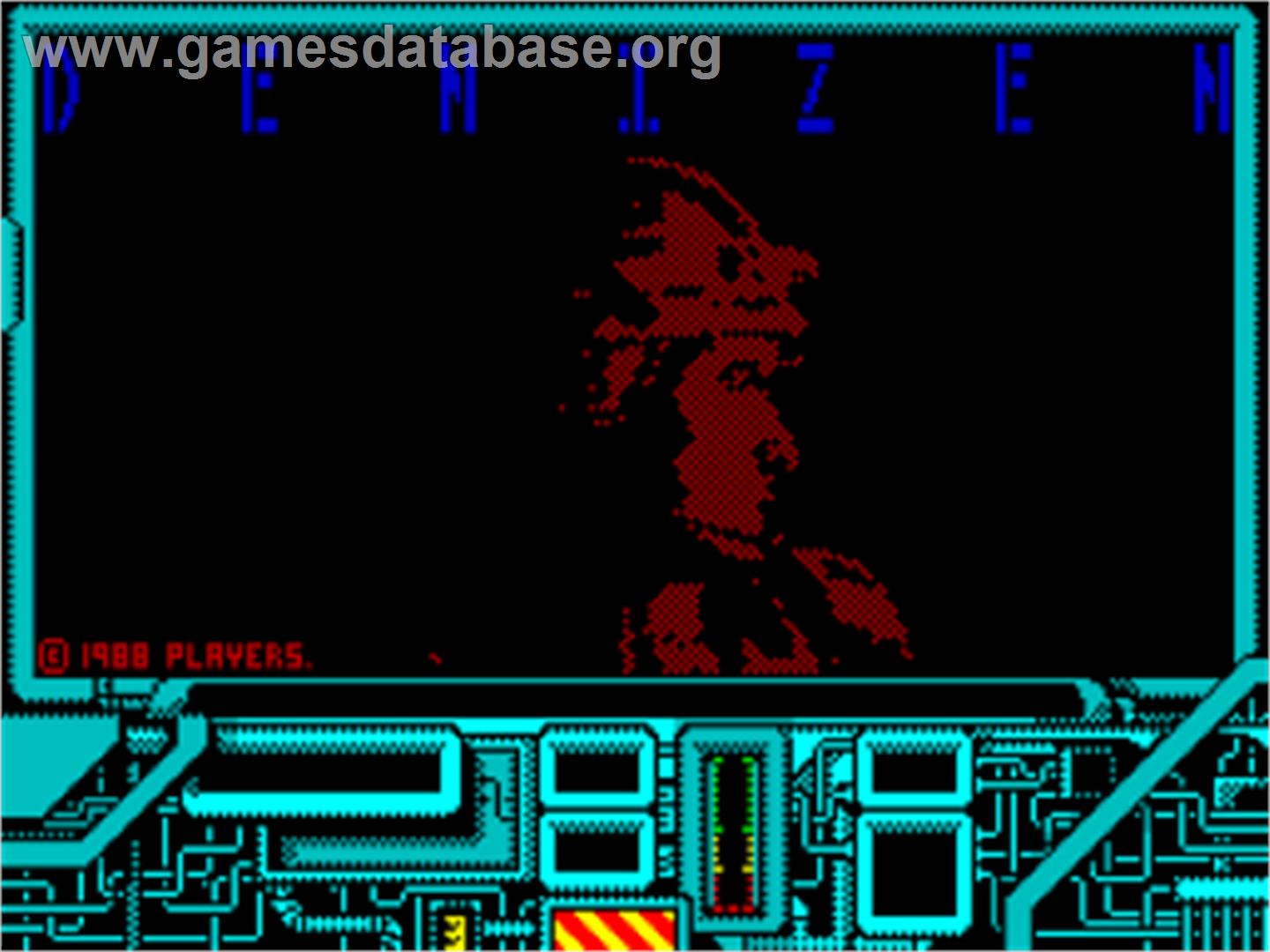 Denizen - Sinclair ZX Spectrum - Artwork - Title Screen