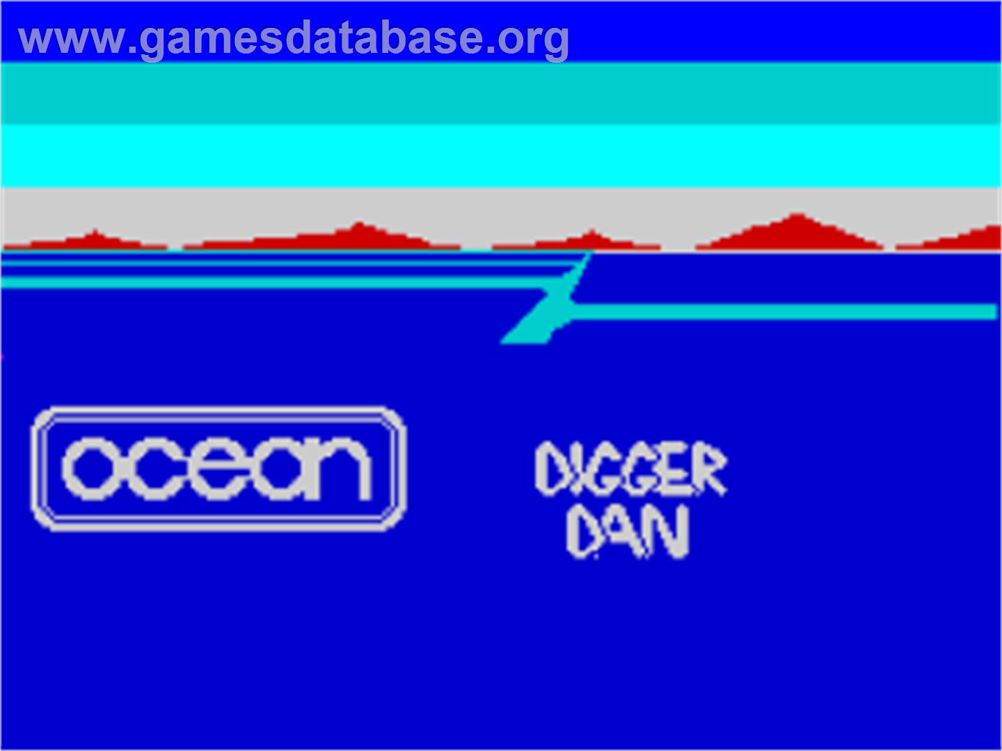 Digger Dan - Sinclair ZX Spectrum - Artwork - Title Screen