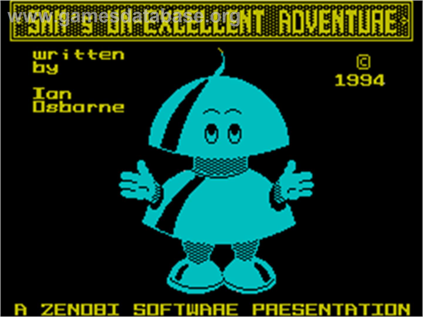 Dizzy's Excellent Adventures - Sinclair ZX Spectrum - Artwork - Title Screen