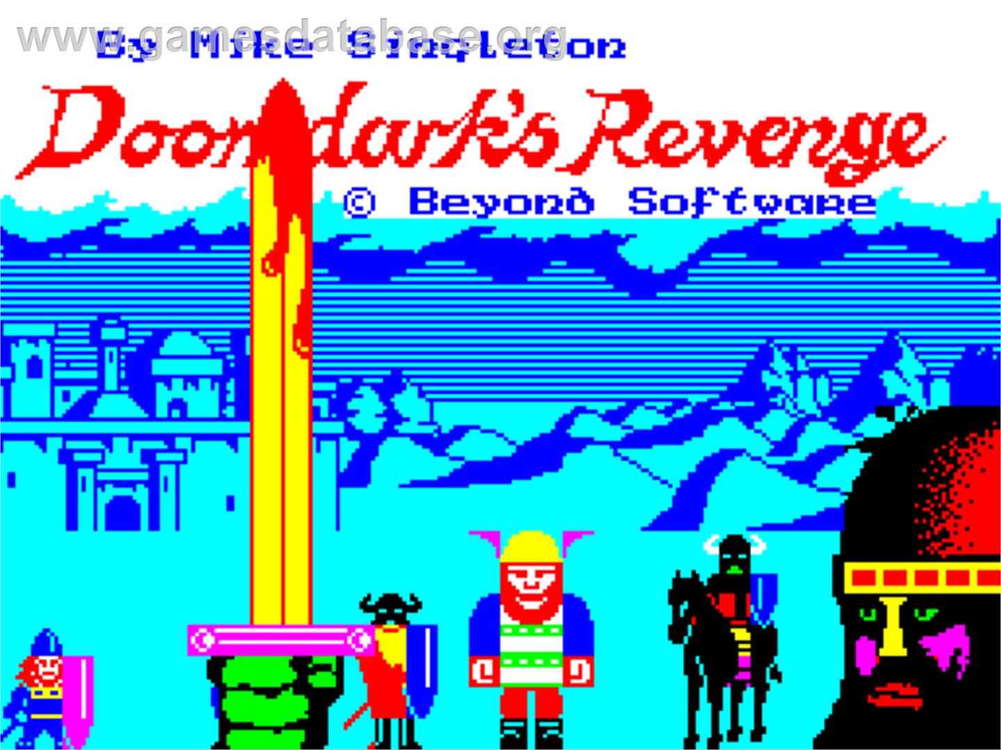 Doomdark's Revenge - Sinclair ZX Spectrum - Artwork - Title Screen