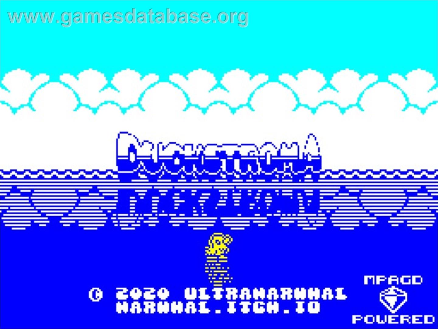 Duckstroma - Sinclair ZX Spectrum - Artwork - Title Screen