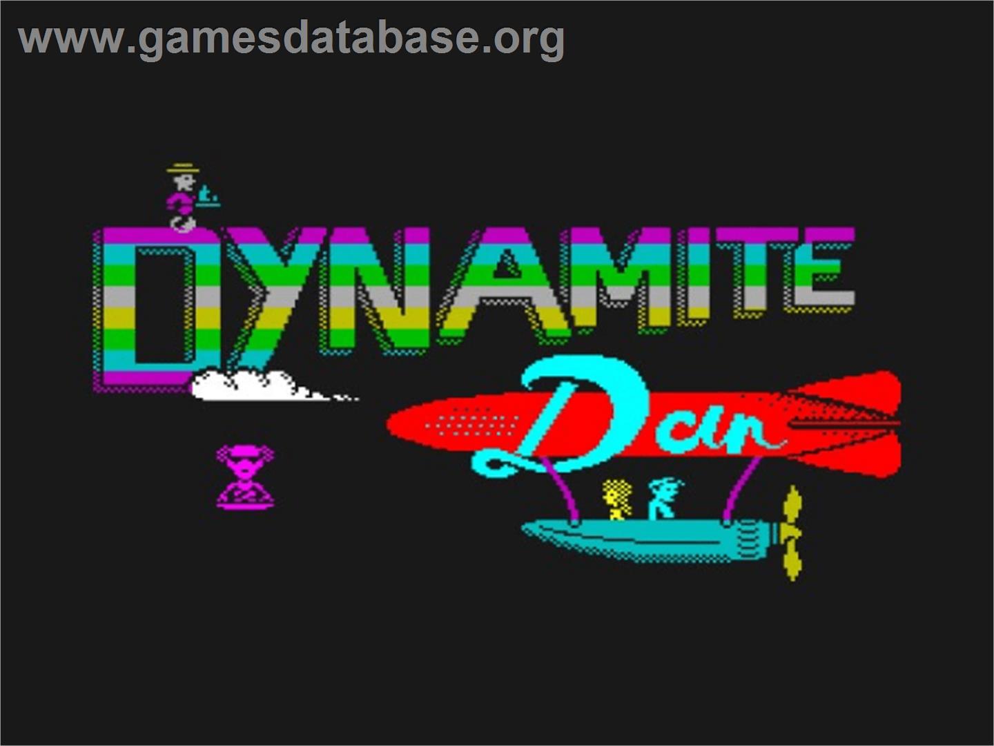 Dynamite Dan - Sinclair ZX Spectrum - Artwork - Title Screen
