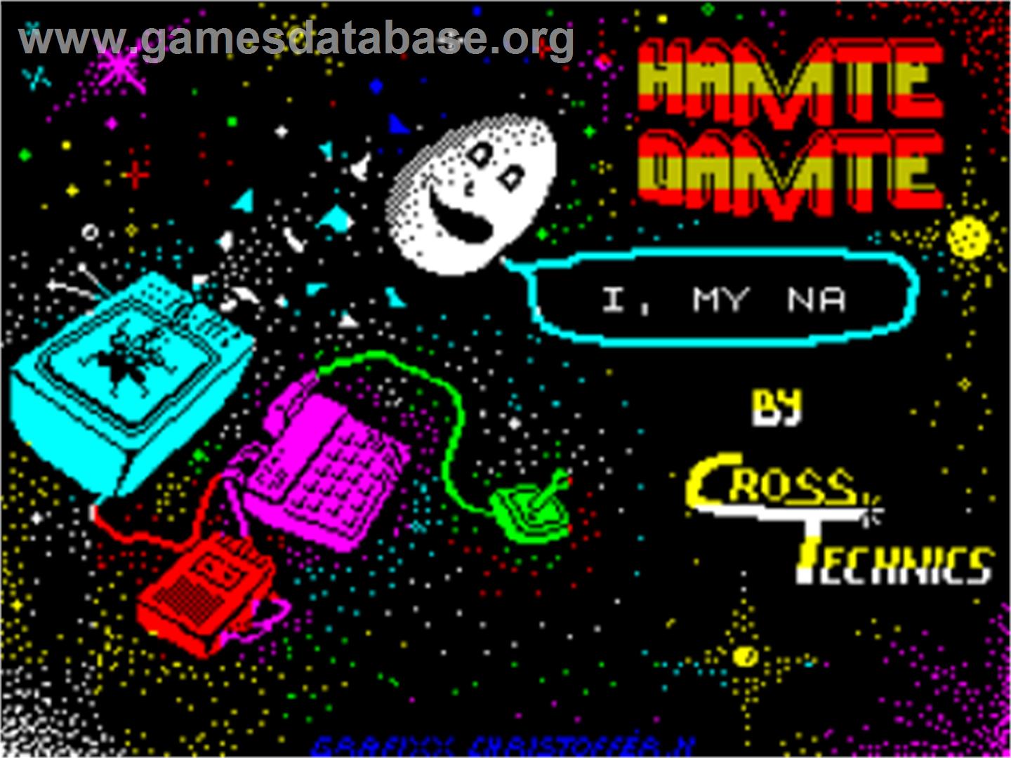 Egg Head - Sinclair ZX Spectrum - Artwork - Title Screen